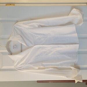 Elegant White Women's Button-Up Shirt